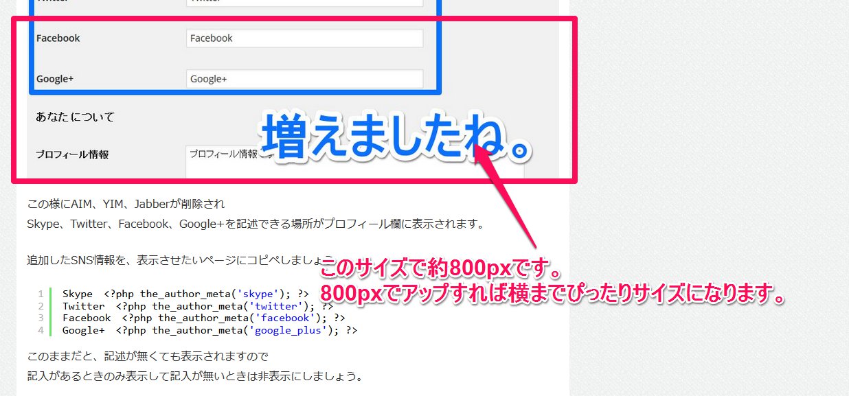挿入する画像のサイズは