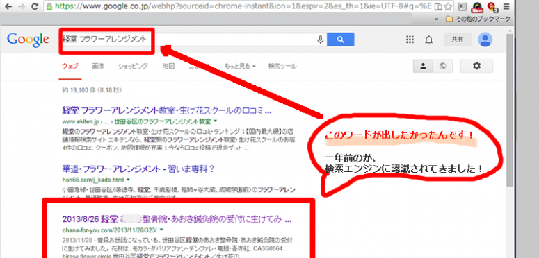 WordPress検索結果