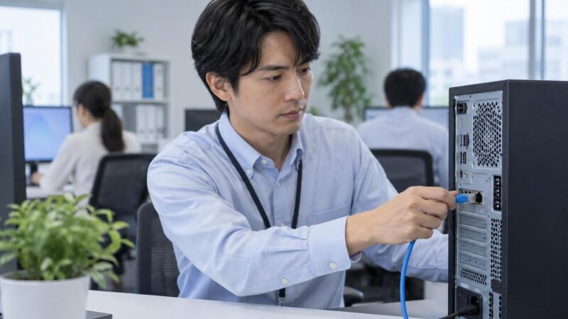 ランサムウェア感染端末を有線LANとWi-Fiから隔離する初動