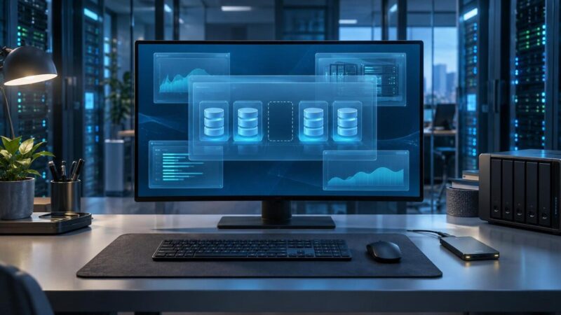 削除したVHDX・VMDKの保存領域に空きが生じた仮想マシンデータ復旧のイメージ