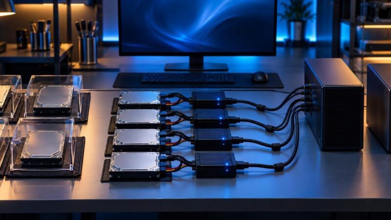 RAID構成ドライブの原本を保全し複製からデータを救出する作業工程